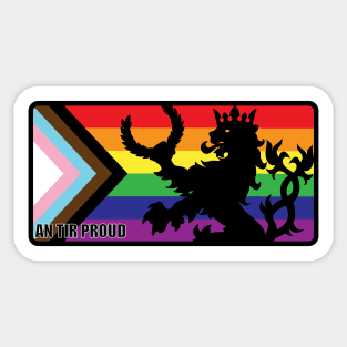 An Tir Pride - Progress - Oblong Sticker